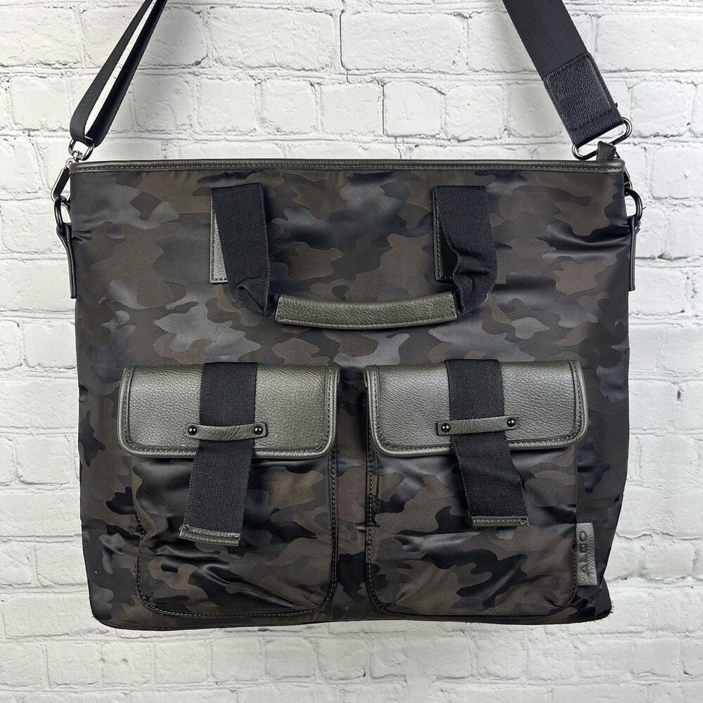 Aldo Messenger Tote Bag Camouflage Black Green Tactical Military Shoulder Strap